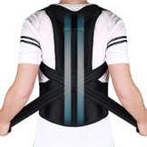 DOACT Geradehalter zur Haltungskorrektur - Rücken Schulter Verstellbar Atmungsaktiv Rückenbandage Rückenhalter Haltungskorrektur für Damen und Herren XXL(Taille 112cm-130cm/44-51) - 1