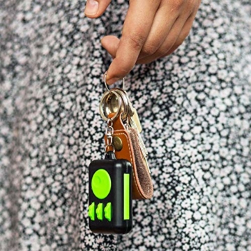 Monsterzeug Fidget Schlüsselanhänger, Anti Stress Gadget, Alltagsgadget, Fidget Key Ring, schwarz-grün - 3
