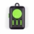 Monsterzeug Fidget Schlüsselanhänger, Anti Stress Gadget, Alltagsgadget, Fidget Key Ring, schwarz-grün - 4