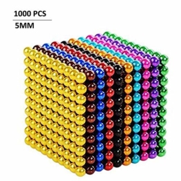 QTYJQ 3D Magic Ball, Puzzle-Kreativspiel, geeignet für Kinder und Erwachsene Dekompressionsspielzeug, Farbe (10 Farben), 1000 Partikel - 1