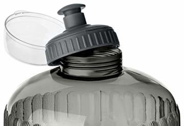 VitaBottles Gym Bottle Fitness Trinkflasche 2.2 Liter 2200ml XXL BPA-Free DHEP-Free schwarz Sport Water Jug Wasserkanister Water Gallon/Empfohlene Trinkmenge über den Tag - 8