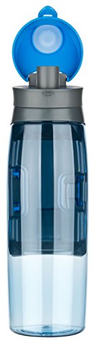 YOUMEFIT Trinkflasche mit Fach - 750ml - Sport Wasserflasche – Sportflasche grün - 3
